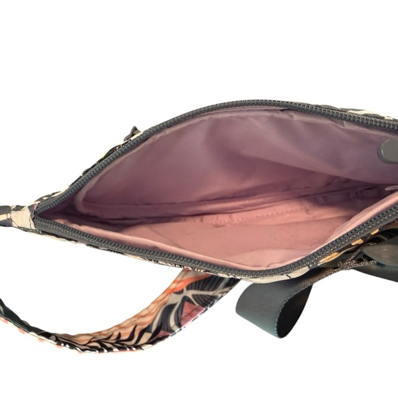 Vera Bradley Botanical Sling Backpack - Pink, Orange, Black - Picture 7 of 8